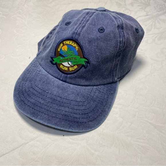 Matching Hat Rum Lovers Group Vacation Lot Bulk Baseball Cap Blue Bacardi Malibu - Picture 3 of 7